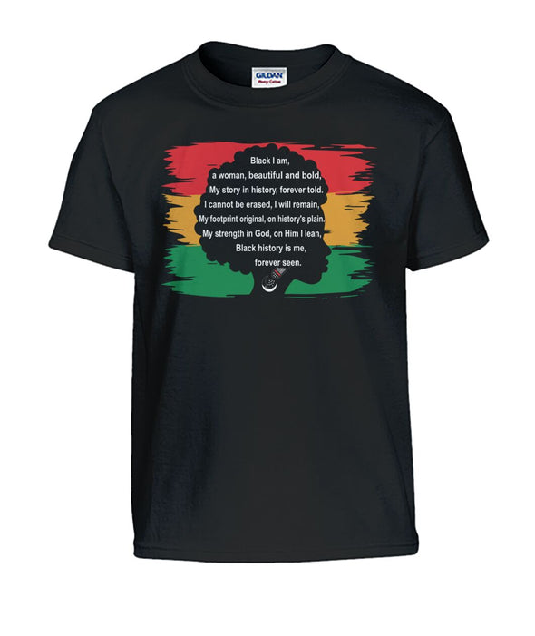 I'M A Black Woman | kids t-shirt