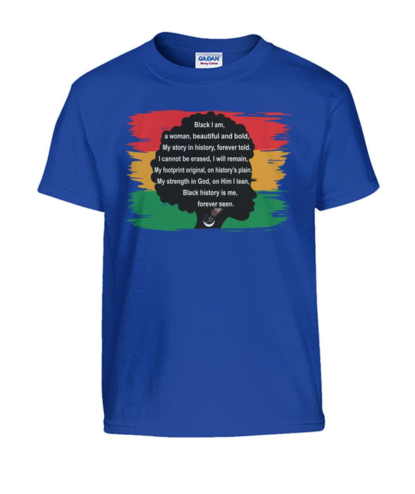 I'M A Black Woman | kids t-shirt