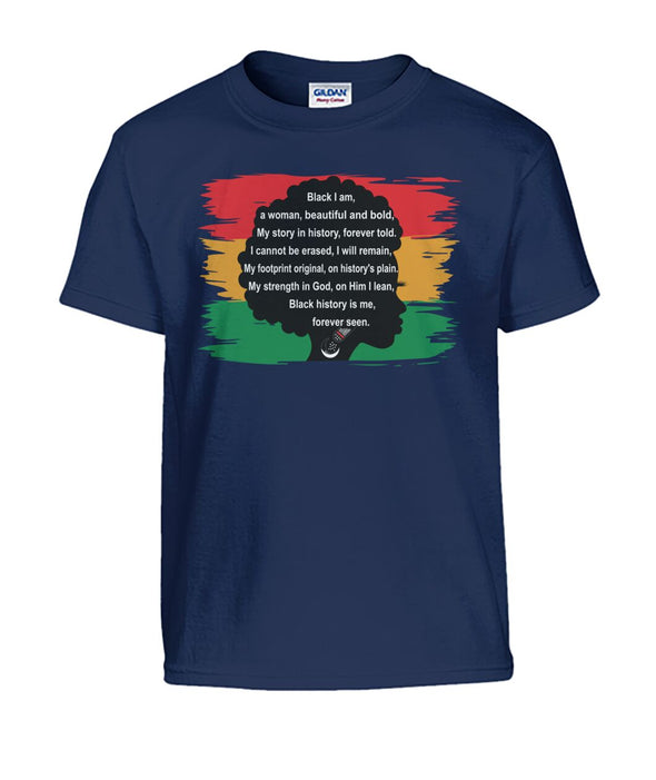 I'M A Black Woman | kids t-shirt