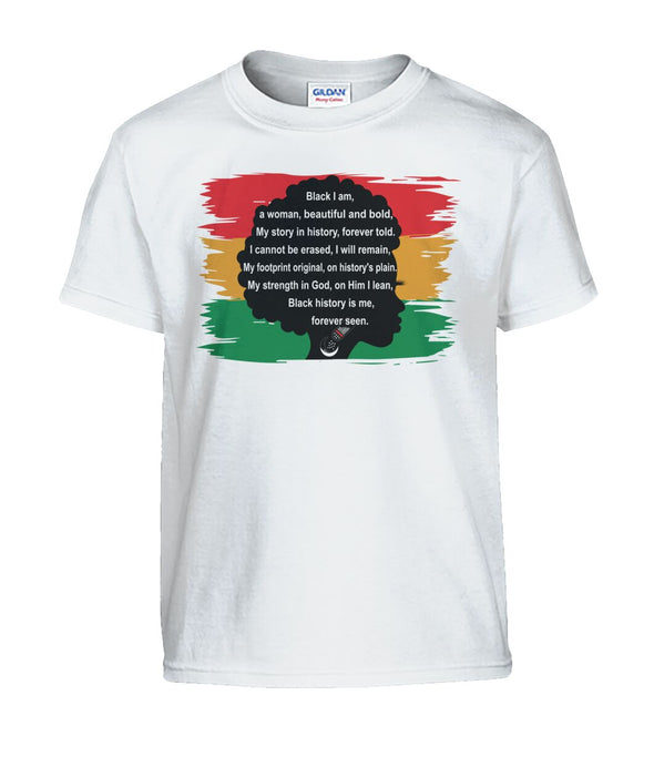 I'M A Black Woman | kids t-shirt