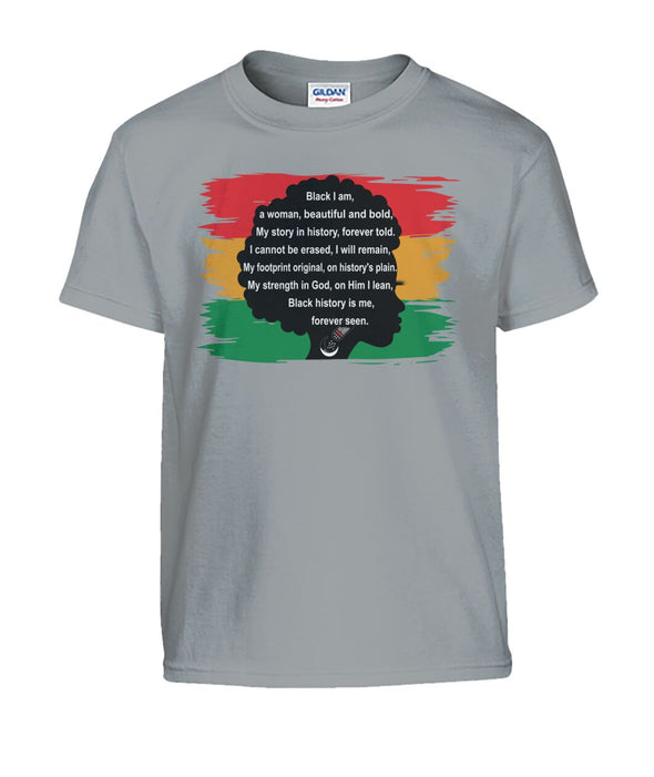 I'M A Black Woman | kids t-shirt