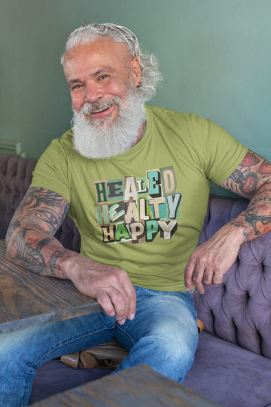 HEALED, HEALTH AND HAPPY | Unisex t-shirt