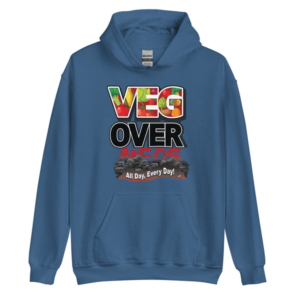 Veg Over Meds All Day, Every Day! | Unisex Hoodie