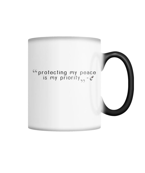 Protecting My Peace Mug Color Changing Mug