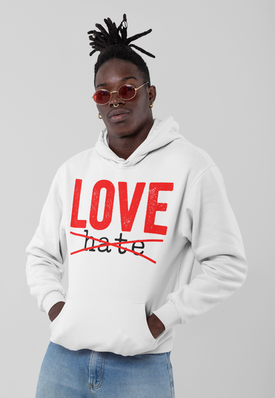 Love Hate ... Unisex Hoodie